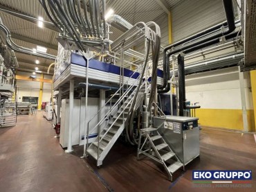 5 Layers Allrollex 1500 Colines Cast Stretch Machine - Used Machine Eko Gruppo