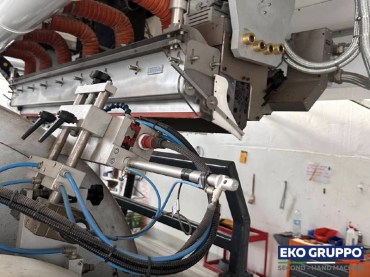 5 Layers 1500 Colines Allrollex Cast for Stretch Film Wrap Line - Used Eko Gruppo Machine