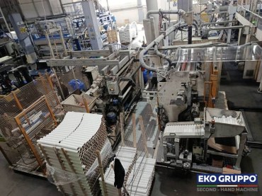 3 Layers Colines 1000 mm Handrollex Stretch Film Machine - Second Hand Eko Gruppo Machines