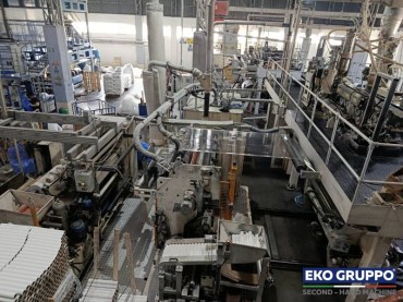 Colines 1000 mm Jumborollex 3 Layers Stretch Film Machine - Used Machine Eko Gruppo