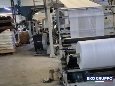 HDPE Mono Layer MD China 1200 mm model 65 Die 150 Blown Film Line - Used Eko Gruppo Lines