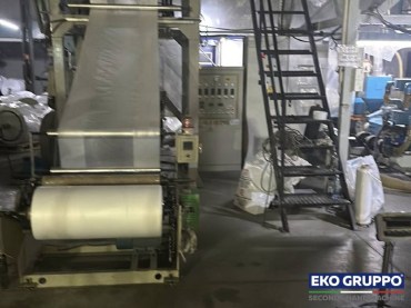 Mono Layer MD China 1200 mm 65 Blown Film Machine - Used Eko Gruppo Lines