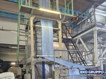 1200 mm Mono Layer MD 65 Blown Film Machine - Used Eko Gruppo Lines