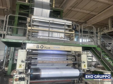3 Layers 1800 mm Coex BO210 Plus Macchi Blown Film Extrusion Machine - Used Machines Eko Gruppo