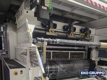 2021 3 Layers Coex Macchi 2400 mm model BO Plus 65/80/65 LDPE HDPE Blown Film Extrusion Line - Used Eko Gruppo Plants