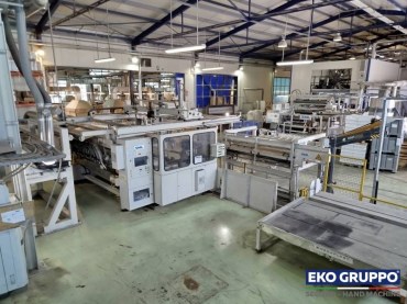 LLDPE LDPE 2008 2000 mm model Easy Cast SML 3 Layers Stretch Film Wrap Line - Used Machines Eko Gruppo