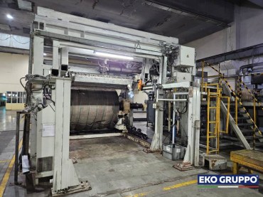 BOPET 6800 mm 1 Layer Dornier Complete Film Extrusion Production Line - Used Eko Gruppo Machines