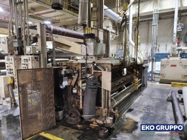 5 Layers 6000 mm Bruckner Bi Oriented PP Film Extrusion Machine - Used Eko Gruppo Machinery