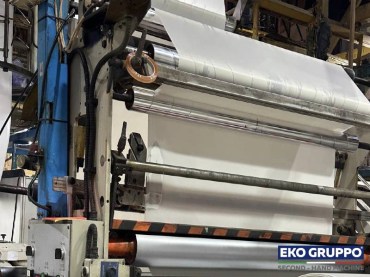 LDPE 1150 mm Mono Layer CMG Blown Film Extrusion Production Line - Used Machines Eko Gruppo