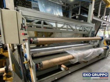 LDPE HDPE Coex 3 Layers 4500 mm Mega Steel Blown Film Extrusion Line - Used Plants Eko Gruppo