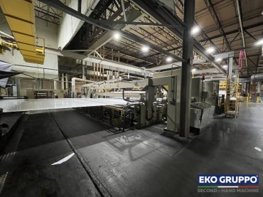 5 Layers 6600 mm DMT Bopp Film Extrusion Machine - Used Eko Gruppo machinery
