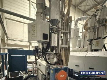 High Speed Coex 3 Layers Film Width 1500 mm Dolci Extrusion Cast Stretch Film Line - Used Eko Gruppo Machines