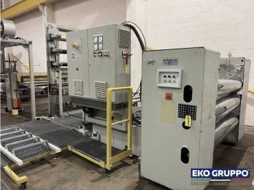 1600 mm 120 Single Screw Extruder Battenfeld Gloenco 1400 mm DIE Sheet Extrusion Film Line - Used Machine Eko Gruppo