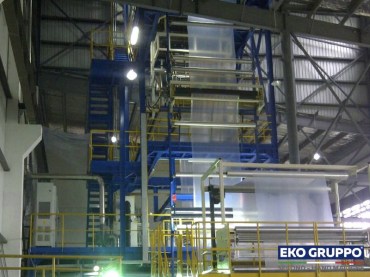3400 mm 5 Layers Bandera COEX5 Blown Film Extrusion Machine - Used Machine Eko Gruppo
