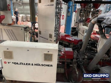 2100 mm 5 Layers Windmoeller&Holscher Blown Film Extrusion Machine - Used Machinery Eko Gruppo