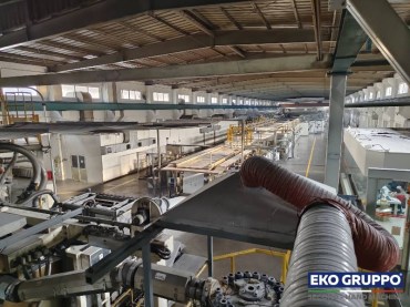 (2002) 5 Layers 8200 mm Bruckner BOPP Film Extrusion Line - Used Machinery Eko Gruppo