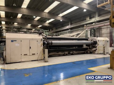(2000) 6400 mm Complete Dornier BOPET Film Extrusion Line Output 3400 Kg/h - Second Hand Eko Gruppo Machines
