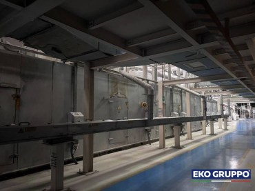 (2000) Dornier 6400 mm Complete BOPET Film Extrusion Machine - Second Hand Eko Gruppo Machines