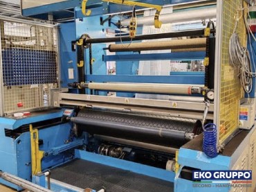 LDPE 3 Layers Ghioldi 1600 mm Blown Film Machine - Used Machines Eko Gruppo