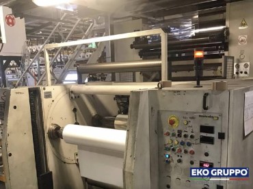 Gearless 8 Colors 1270 Flexotecnica model Tachys Flexographic Printing Line - Used Machinery Eko Gruppo