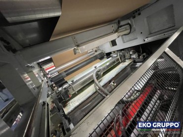Paper Central Drum 6 Colors Gearless 1350 mm Uteco model Topaz 608 Flexographic Printing Line - Second Hand Machine Eko Gruppo