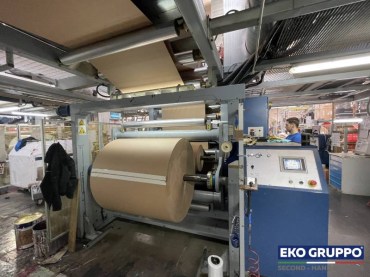 6 Colors CI Gearless 1350 mm Uteco Topaz 608 Flexo Printing Machine - Second Hand Machine Eko Gruppo