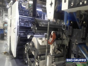 LDPE Geared 8 Colors Windmoeller Holscher model Soloflex 850 mm Flexographic Printing Line - Used Machines Eko Gruppo