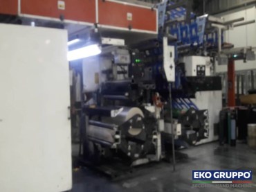 Geared 8C Windmoeller Holscher Soloflex 850 mm Flexographic Machine - Used Machines Eko Gruppo