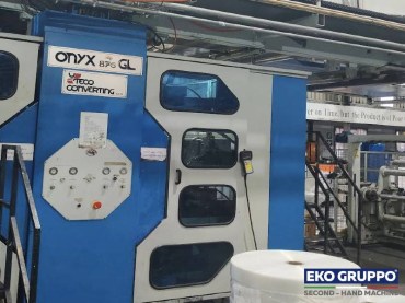 CI Gearless 1450 mm Uteco Onyx 876 GL Flexo Printing Line - Second Hand Machines Eko Gruppo