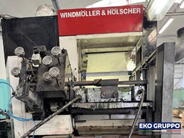 Geared CI Windmoeller Holscher 6 Colors model Soloflex Film width 630 mm Flexographic Printing Line - Used Eko Gruppo Machinery