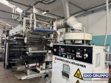 6C Windmoeller Holscher Soloflex 630 mm Flexographic Line - Used Eko Gruppo Machinery