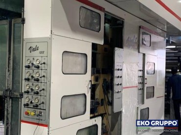 PE Gearless CI 8C 1200 mm Comiflex model Vale 1208 Flexo Printing Machine - Second Hand Eko Gruppo Plants