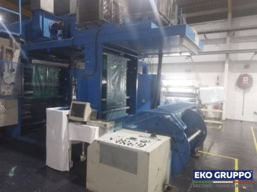 CI 6 Colors 1250 mm Carint Gemini Flexo Printing Machine - Used Eko Gruppo Machines