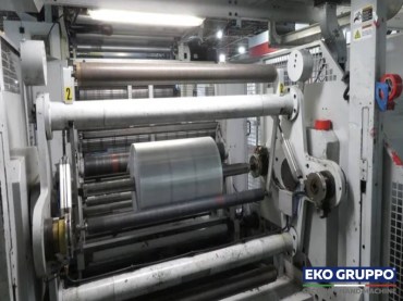 2011 8 Colors Gearless 1300 mm Uteco Onyx 876 GL Flexo Printing Machine - Used Plants Eko Gruppo
