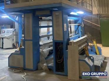 Coex 3 Layers Ghioldi 1700 mm Blown Film Extrusion Machine - Used Machine Eko Gruppo