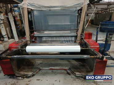 Shrink Film Output 200 Kg/h Coex 1200 mm Somos 3 Layers Blown Film Extrusion Production Line - Used Machines Eko Gruppo