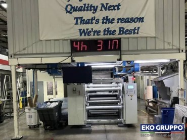 2004 10 Colors Gearless 1350 mm Uteco Emerald mod 130 Flexo Printing Machine - Used Machines Eko Gruppo