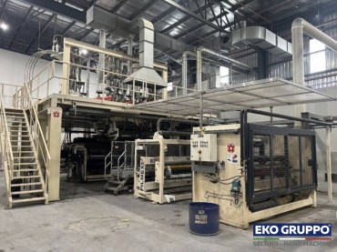 2015 3 Layers Windmoeller Holscher Filmex Cast Film Machine - Second Hand Machine Eko Gruppo