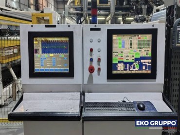 Year 2011 LLDPE LDPE Barrier Film Davis Standard DS 3000 mm 3 Layers Cast for Stretch Film Line - Eko Gruppo Used Machinery