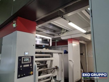 LDPE Year 2020 Central Drum 8 Colors Uteco mod 150 Crystal 1500 mm 500 m/min Gearless Flexographic Printing Line - Second Hand Machine Eko Gruppo