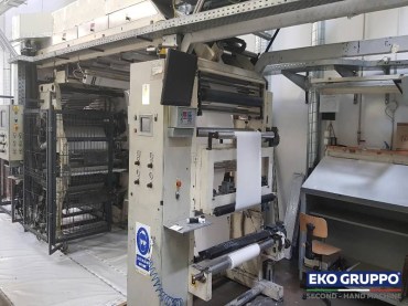 Year 2007 Central Drum 6 Colors Varga Type OK69 1000 mm Flexographic Machine - Used Machine Eko Gruppo