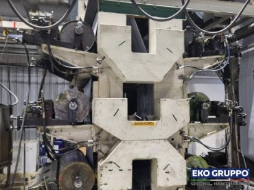 LDPE 1200 mm Central Drum Finnflexo 6 Colors Flexographic Machine - Second Hand Machinery Eko Gruppo
