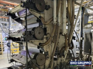 1200 mm Central Drum Finnflexo 6 Colors Flexographic Machine - Second Hand Machinery Eko Gruppo
