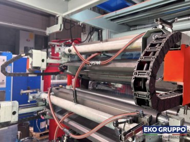 2019 Gear CI Printplas mod PKF 1200 6 Colors Flexo Printing Machine - Used Machine Eko Gruppo