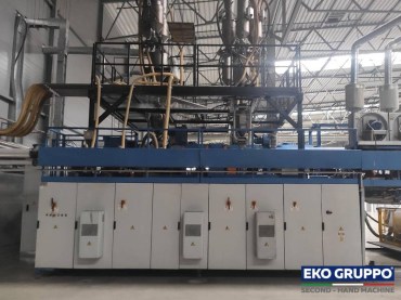 LDPE 3 Layers Dolci Extrusion 2000 mm FCL 21 SH PRO Cast Line for production Stretch Film - Used Machine Eko Gruppo