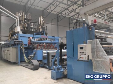 3 Layers 2000 Dolci Extrusion Cast Stretch Film Machine - Used Machine Eko Gruppo