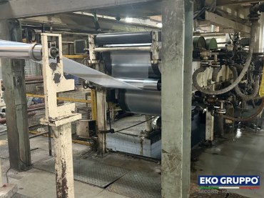250 m/min 3 Layers DMT 4200 mm 1750 Kg/h BOPP Film Extrusion Production Line - Used Machinery Eko Gruppo