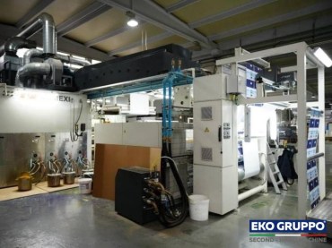 Gearless CI 8 Colors 2024 Comexi F2 MB 1270 mm Flexo Printing Machine - Used Machinery Eko Gruppo